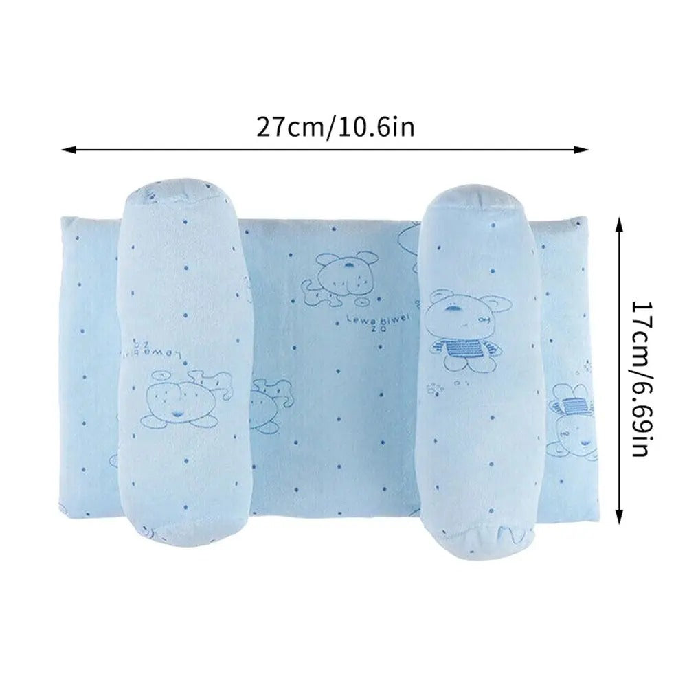 Baby sleeping pillow with side cushion