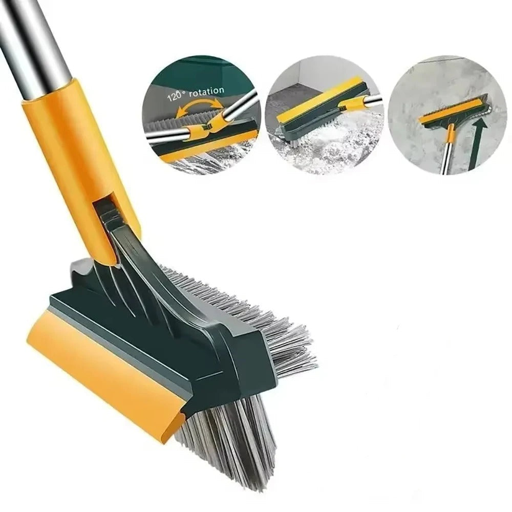2 in 1 bathroom cleaning brush Rotatable